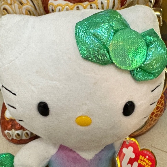 Ty Hello Kitty Rainbow Mermaid Plush - Picture 6 of 7